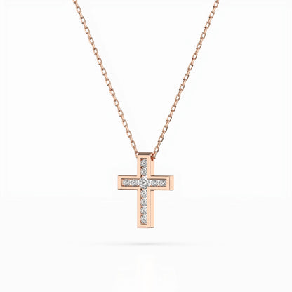 Minimalismus-Halskette (Rund), 0.03 ct — 104-10008