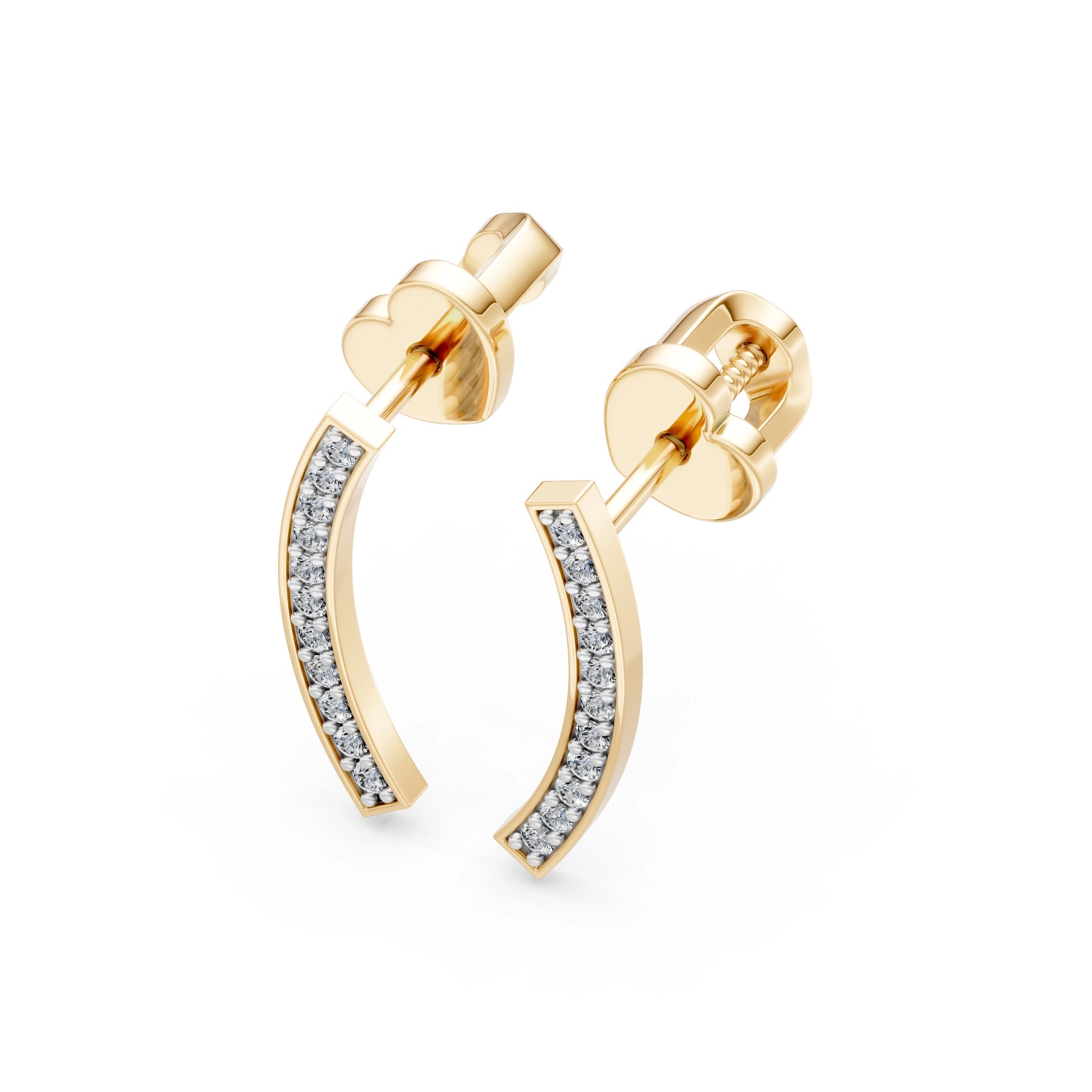 Minimalismus-Ohrringe, 0.13 ct — 102-10065