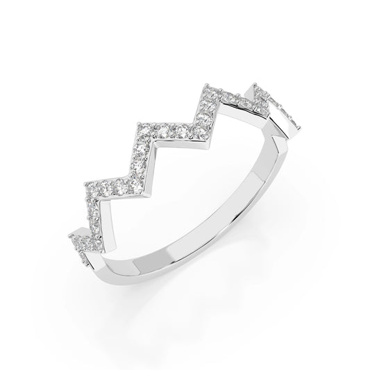 Minimalismus-Ring (Rund), 0.26 ct — 101-10162/2