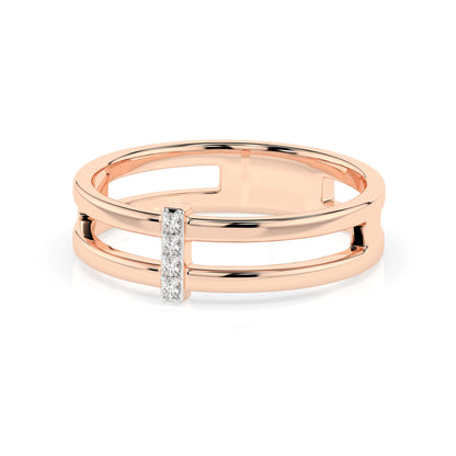 Minimalismus-Ring (Rund), 0.04 ct — 101-10069