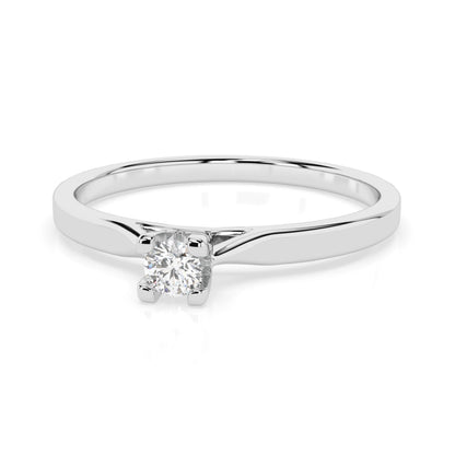 Solitär-Ring (Rund), 0.06 ct — 101-10034(2.5)