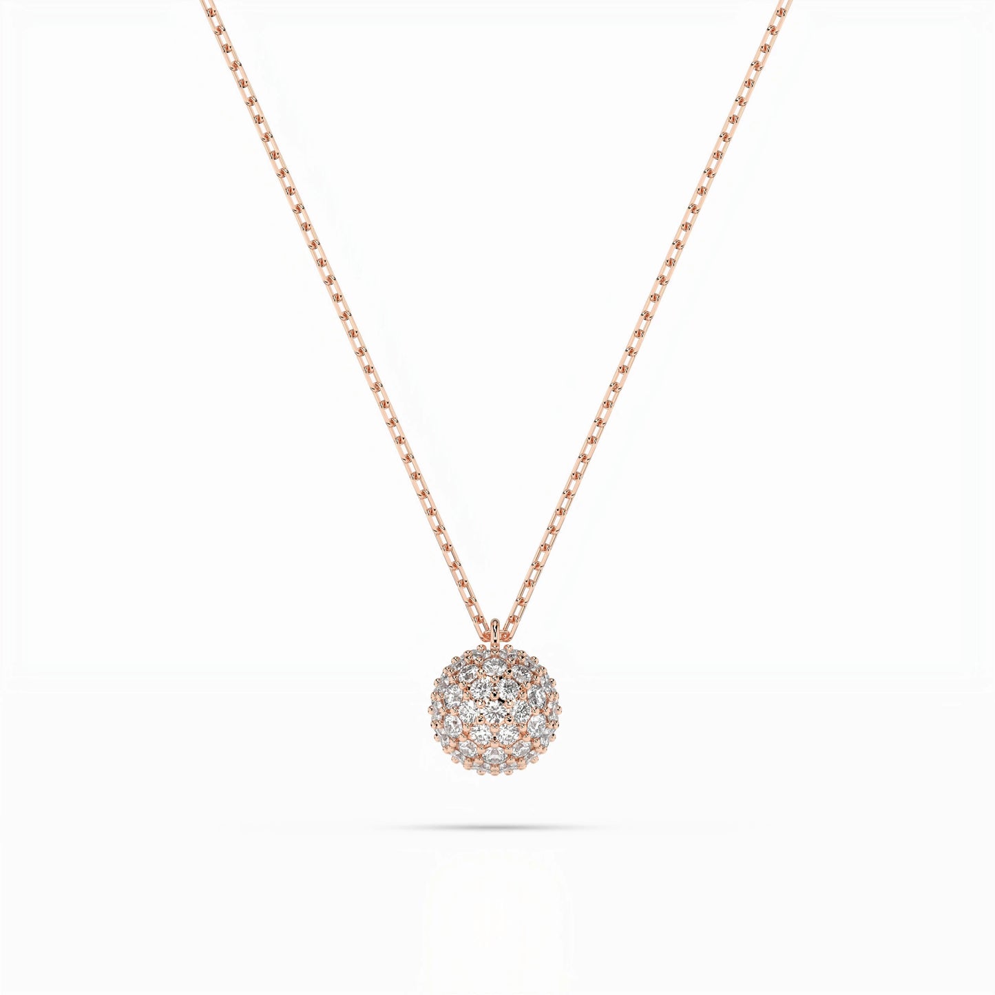Illusion-Halskette (Rund), 0.23 ct — 104-10065