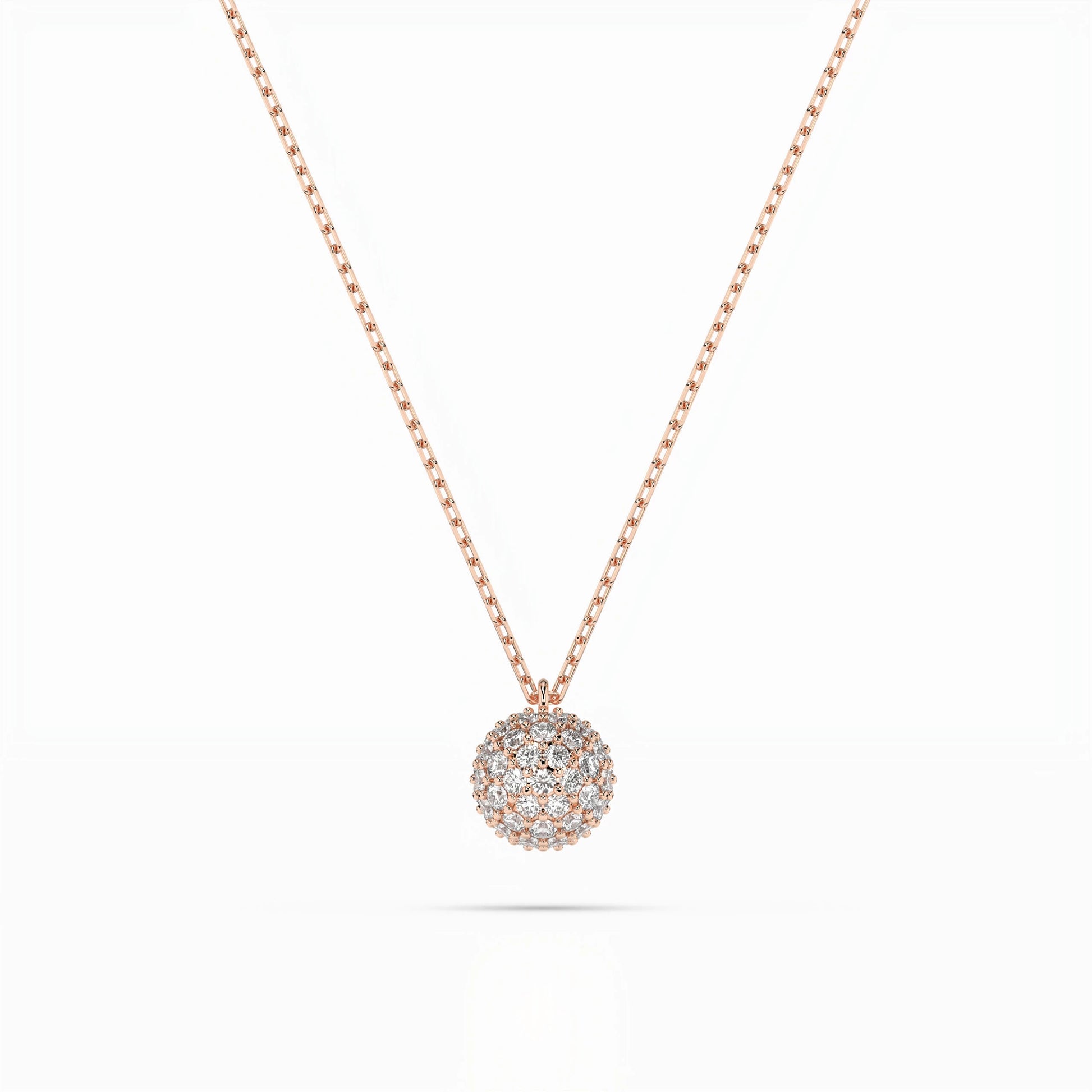 Illusion-Halskette (Rund), 0.23 ct — 104-10065