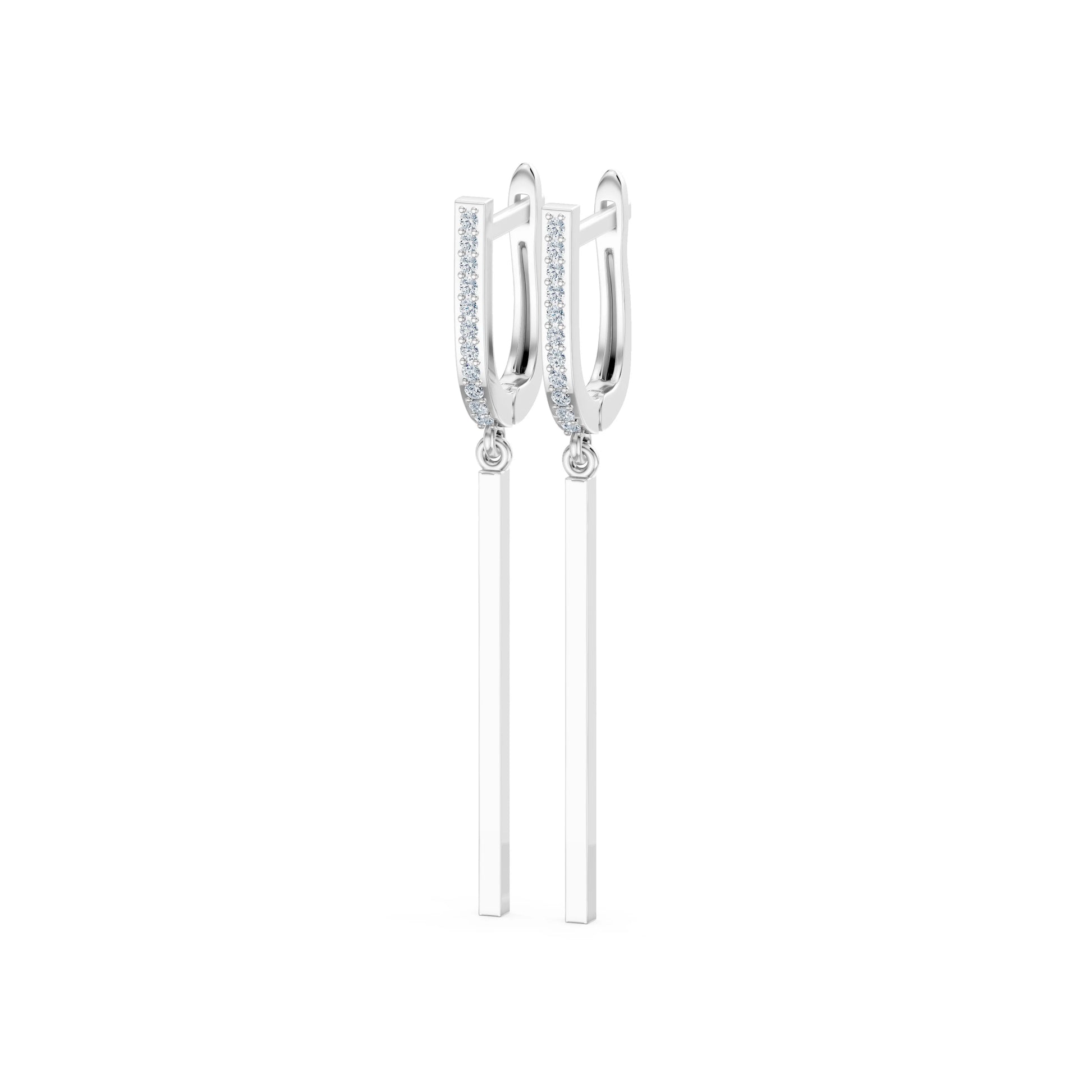 Minimalismus-Ohrringe, 0.13 ct — 102-10129/3