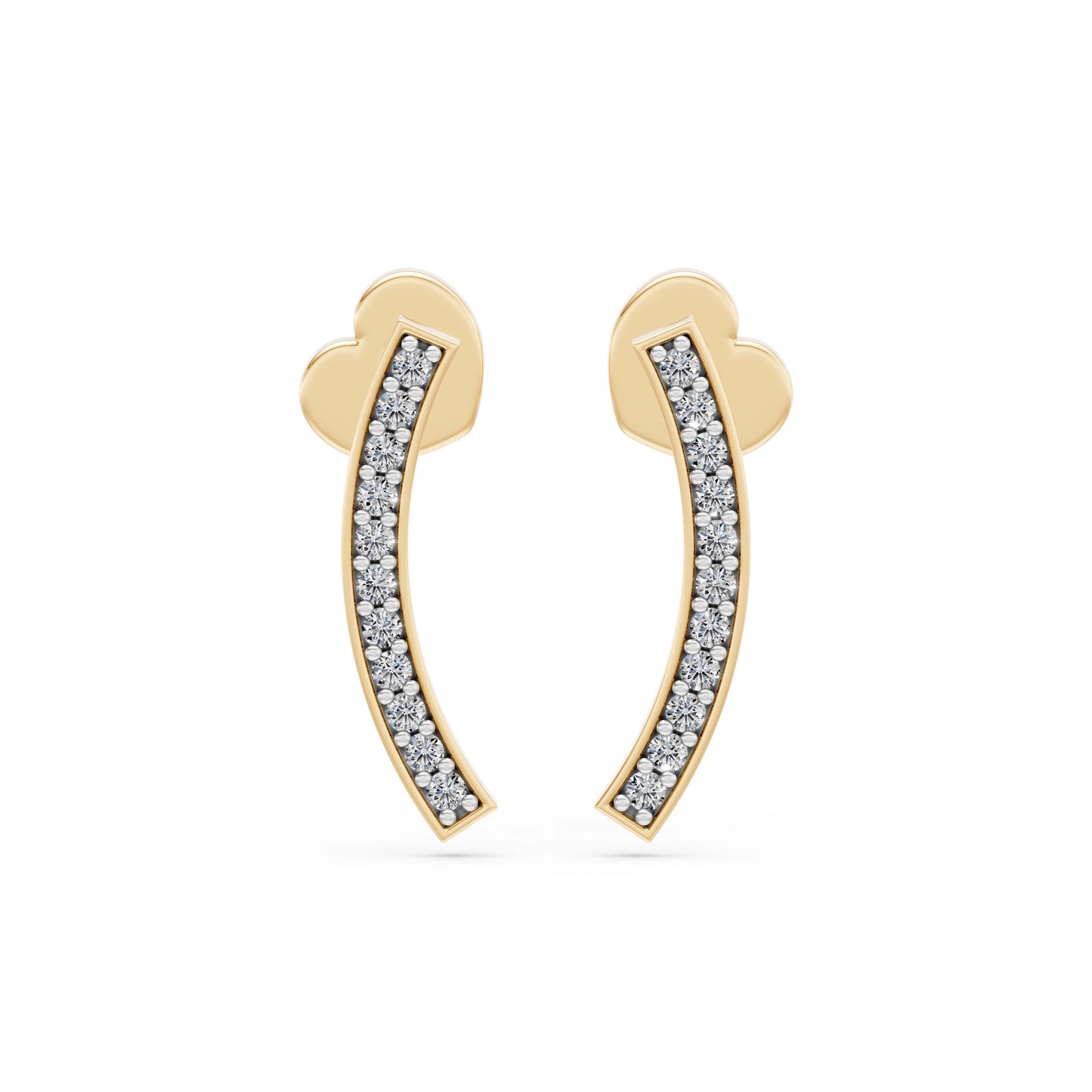 Minimalismus-Ohrringe, 0.13 ct — 102-10065