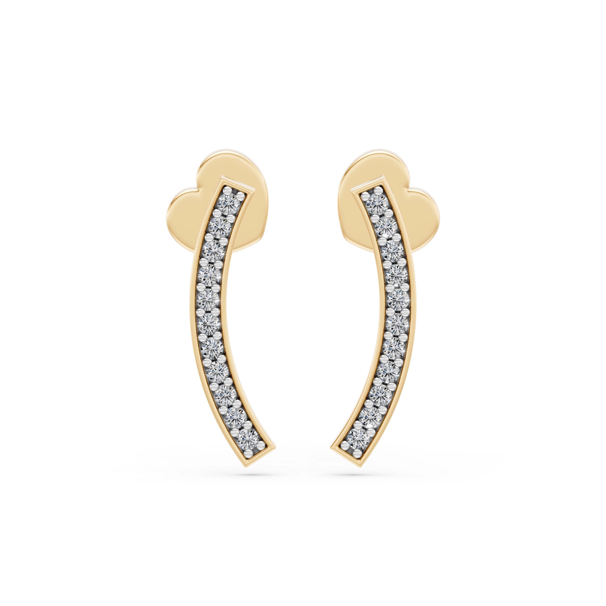 Minimalismus-Ohrringe, 0.13 ct — 102-10065
