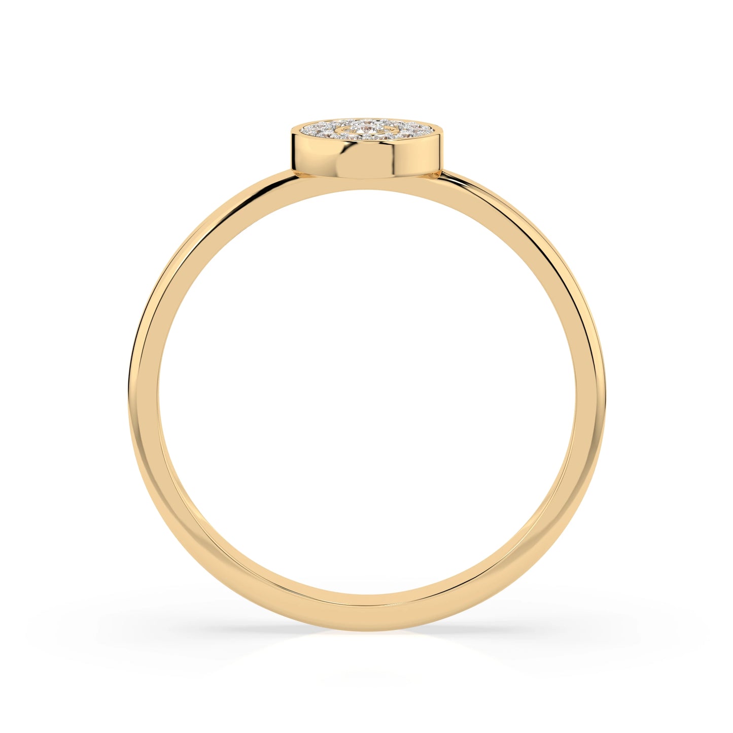 Illusion-Ring (Rund), 0.07 ct — 101-10075