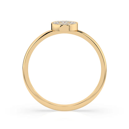 Illusion-Ring (Rund), 0.07 ct — 101-10075
