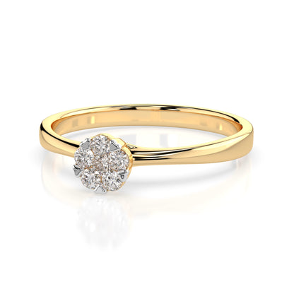 Illusion-Ring (Rund), 0.03 ct — 101-10015/1(2.0)