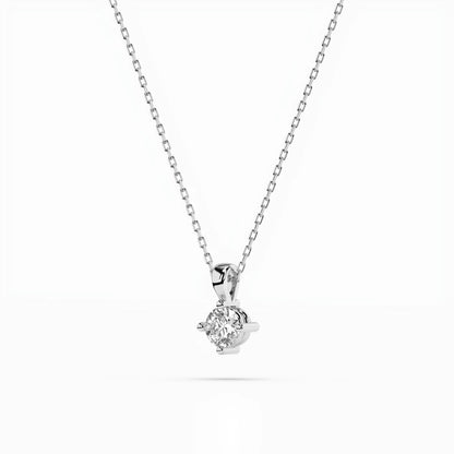 Solitär-Halskette (Rund), 0.1 ct — 104-10011(3.0)
