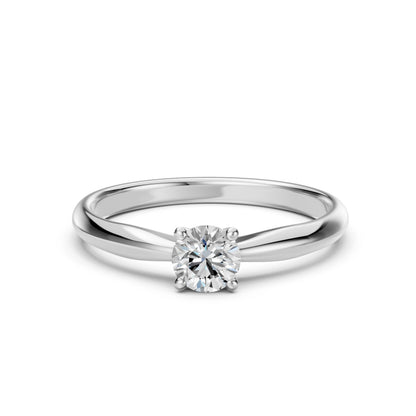 Solitär-Ring (Rund), 0.4 ct — 101-10021(4.7)