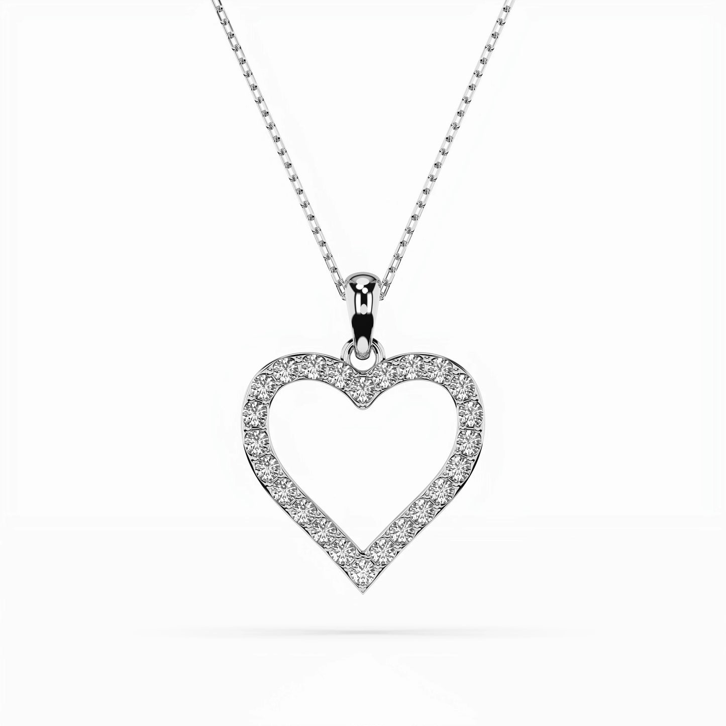 Minimalismus-Halskette (Rund), 0.31 ct — 104-10060