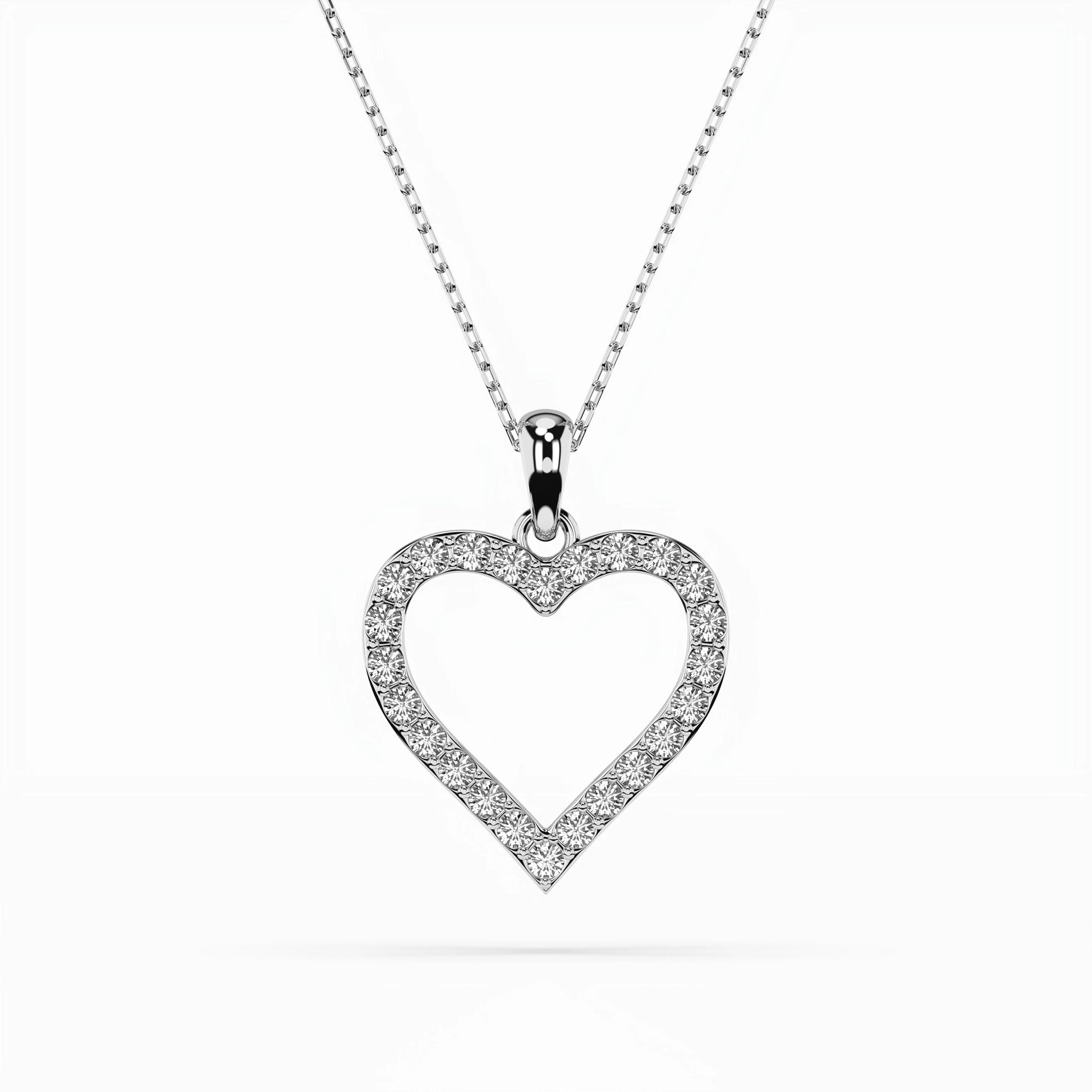 Minimalismus-Halskette (Rund), 0.31 ct — 104-10060