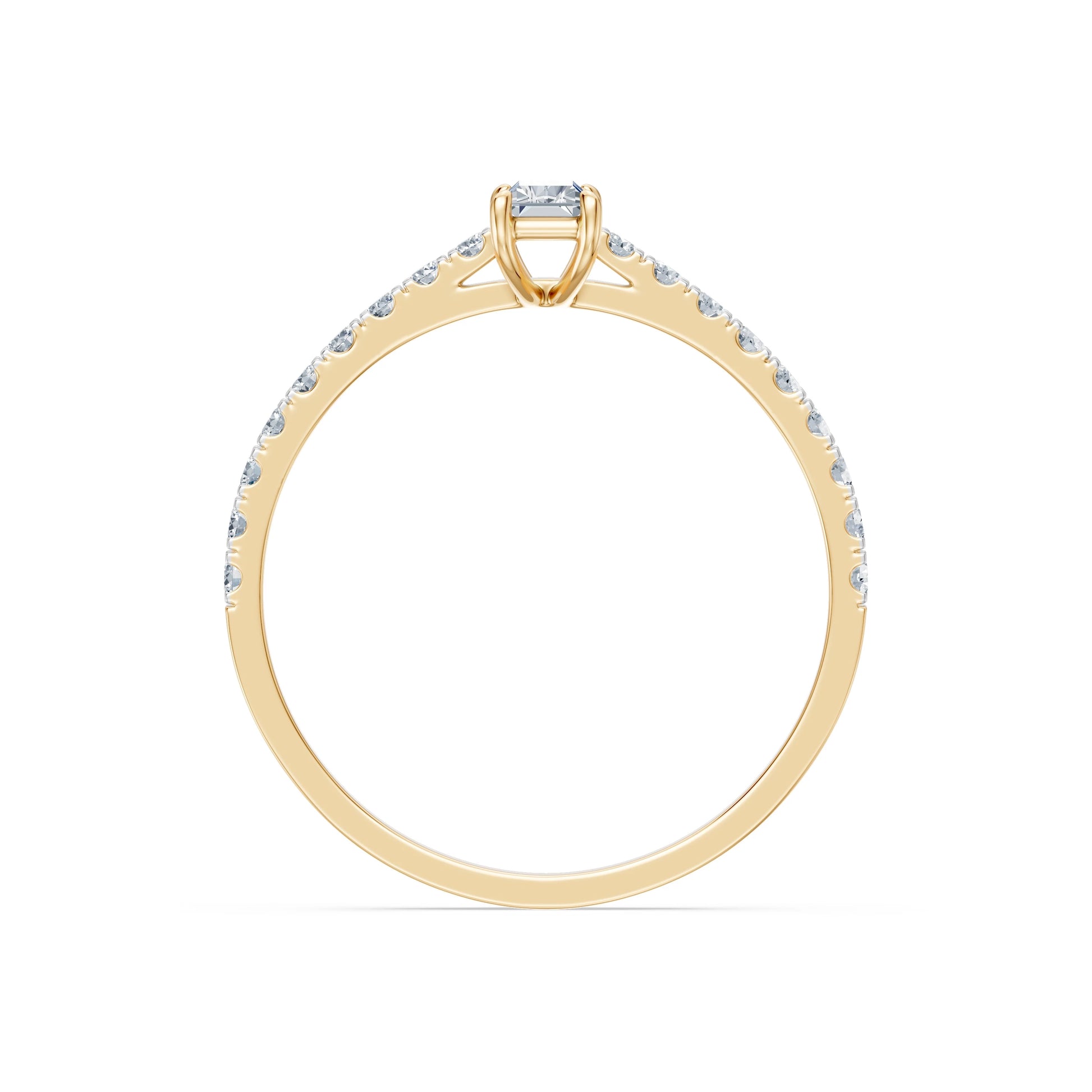 Solitär-Eternity-Ring, 0.3 ct — 101-10191(0.30)BAQ
