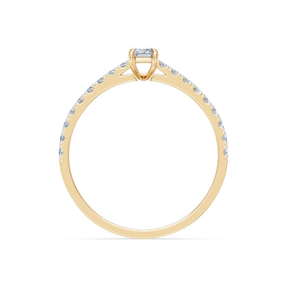 Solitär-Eternity-Ring, 0.3 ct — 101-10191(0.30)BAQ