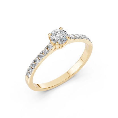 Solitär-Eternity-Ring (Rund), 0.5 ct — 101-10094(5.1)
