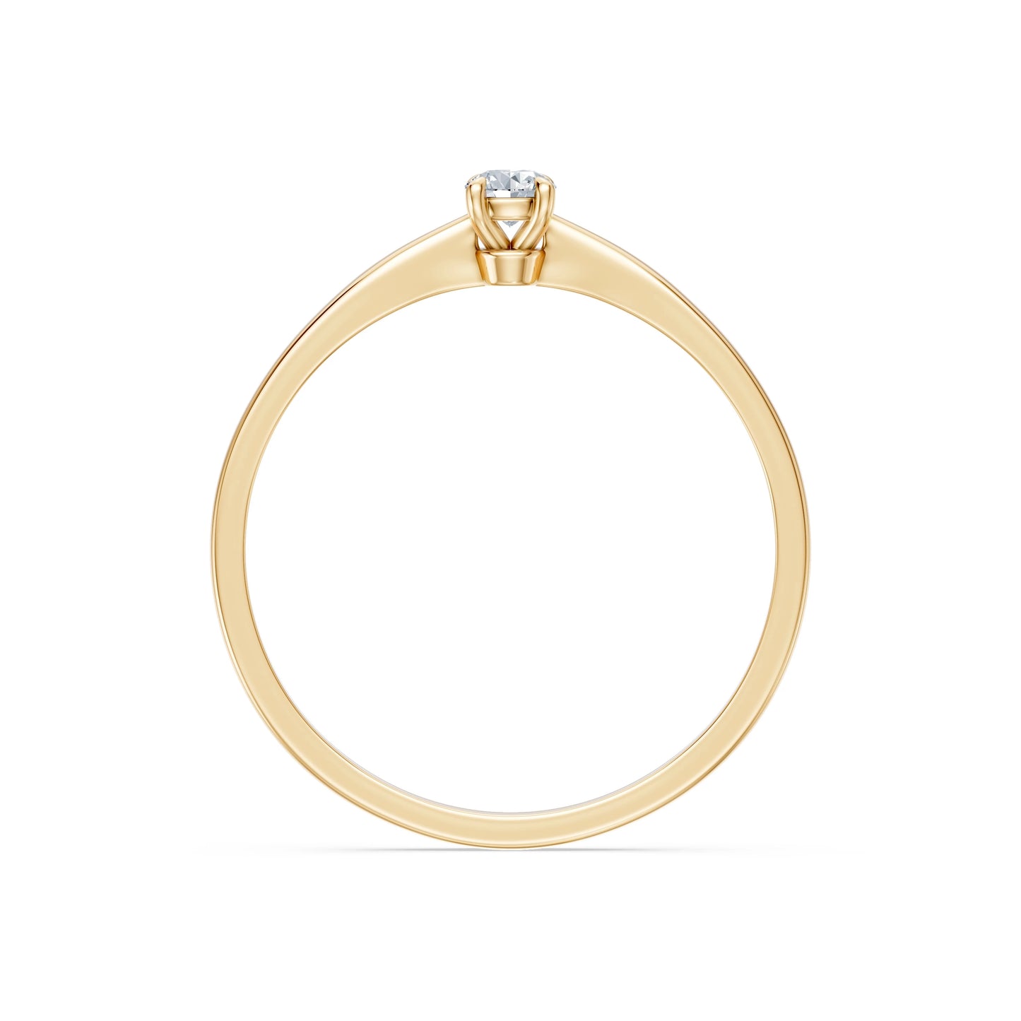 Solitär-Ring, 0.1 ct — 101-10116(3.0)