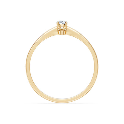Solitär-Ring, 0.1 ct — 101-10116(3.0)