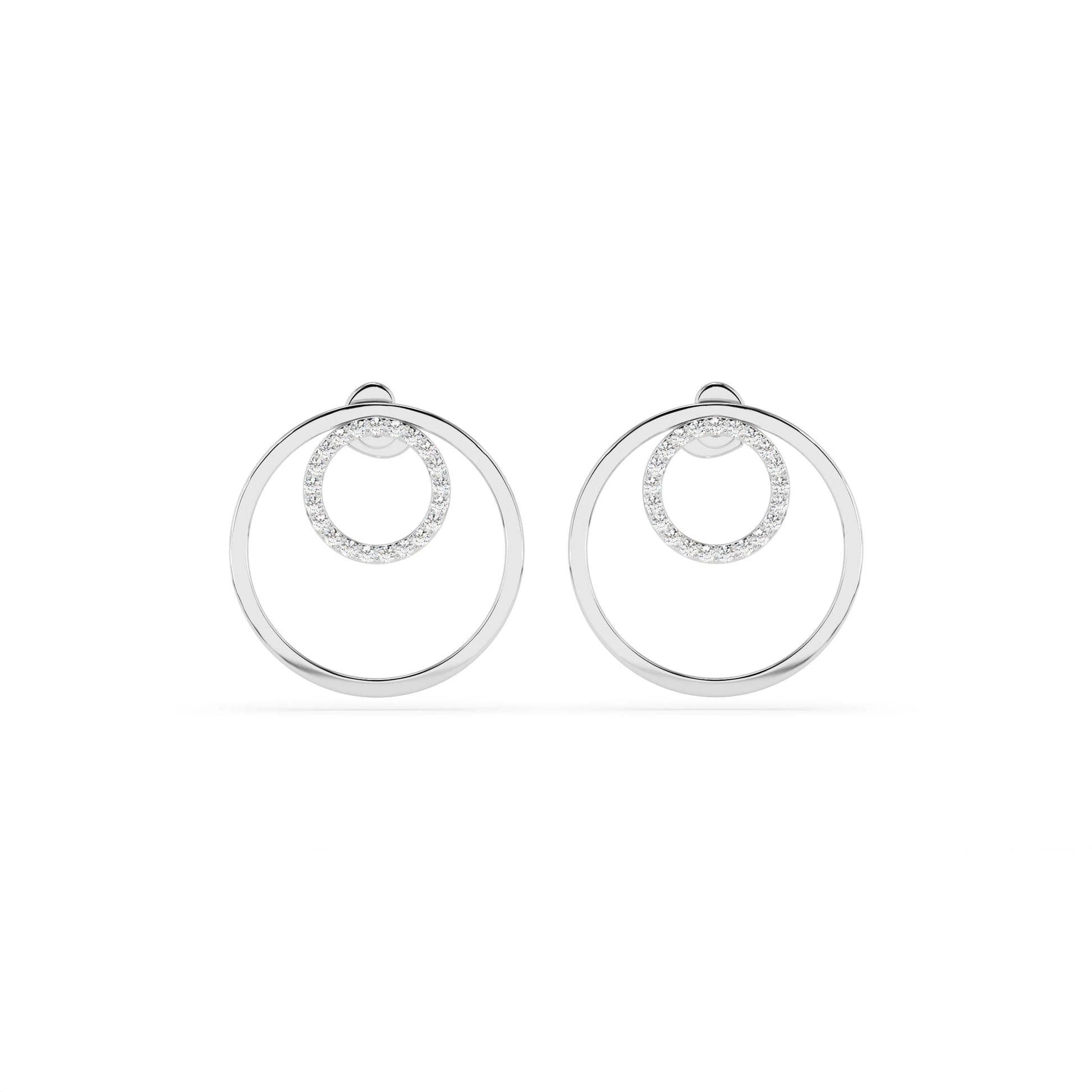 Minimalismus-Ohrringe (Rund), 0.25 ct — 102-10165