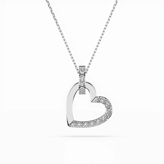 Minimalismus-Halskette (Rund), 0.18 ct — 104-10058