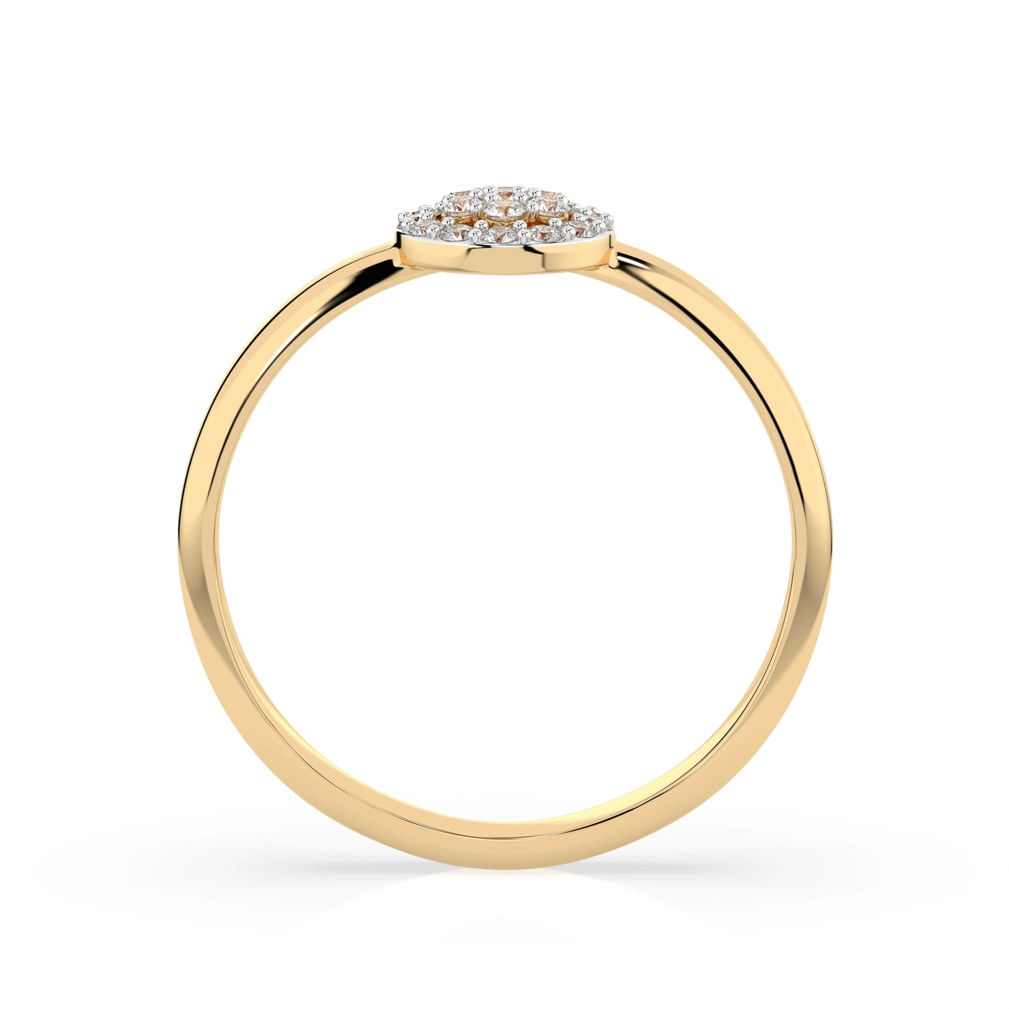 Illusion-Ring (Rund), 0.08 ct — 101-10072