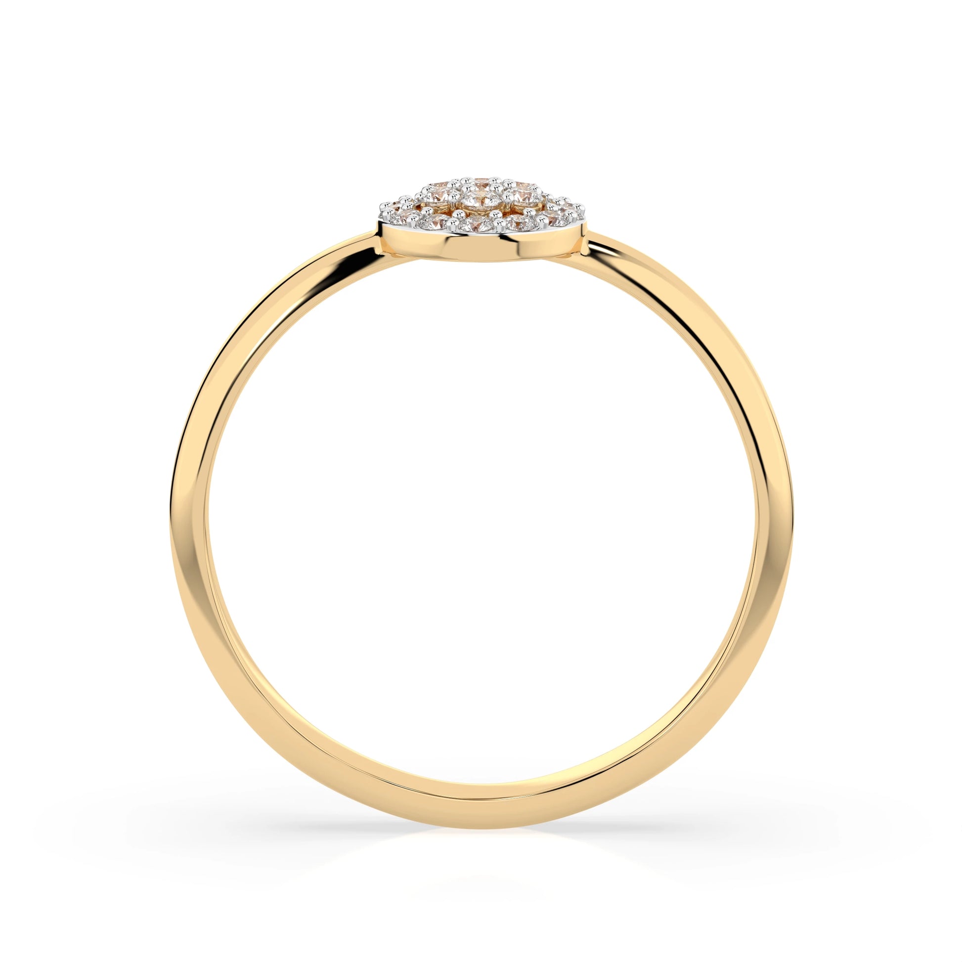 Illusion-Ring (Rund), 0.08 ct — 101-10072