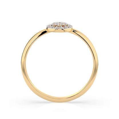 Illusion-Ring (Rund), 0.08 ct — 101-10072