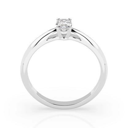 Solitär-Ring (Oval), 0.3 ct — 101-10190(0.30)OV
