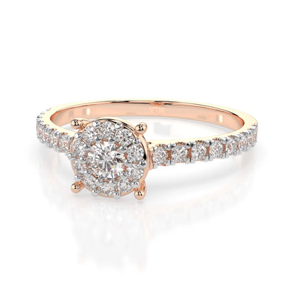 Solitär-Eternity-Ring (Rund), 0.15 ct — 101-10017(3.4)