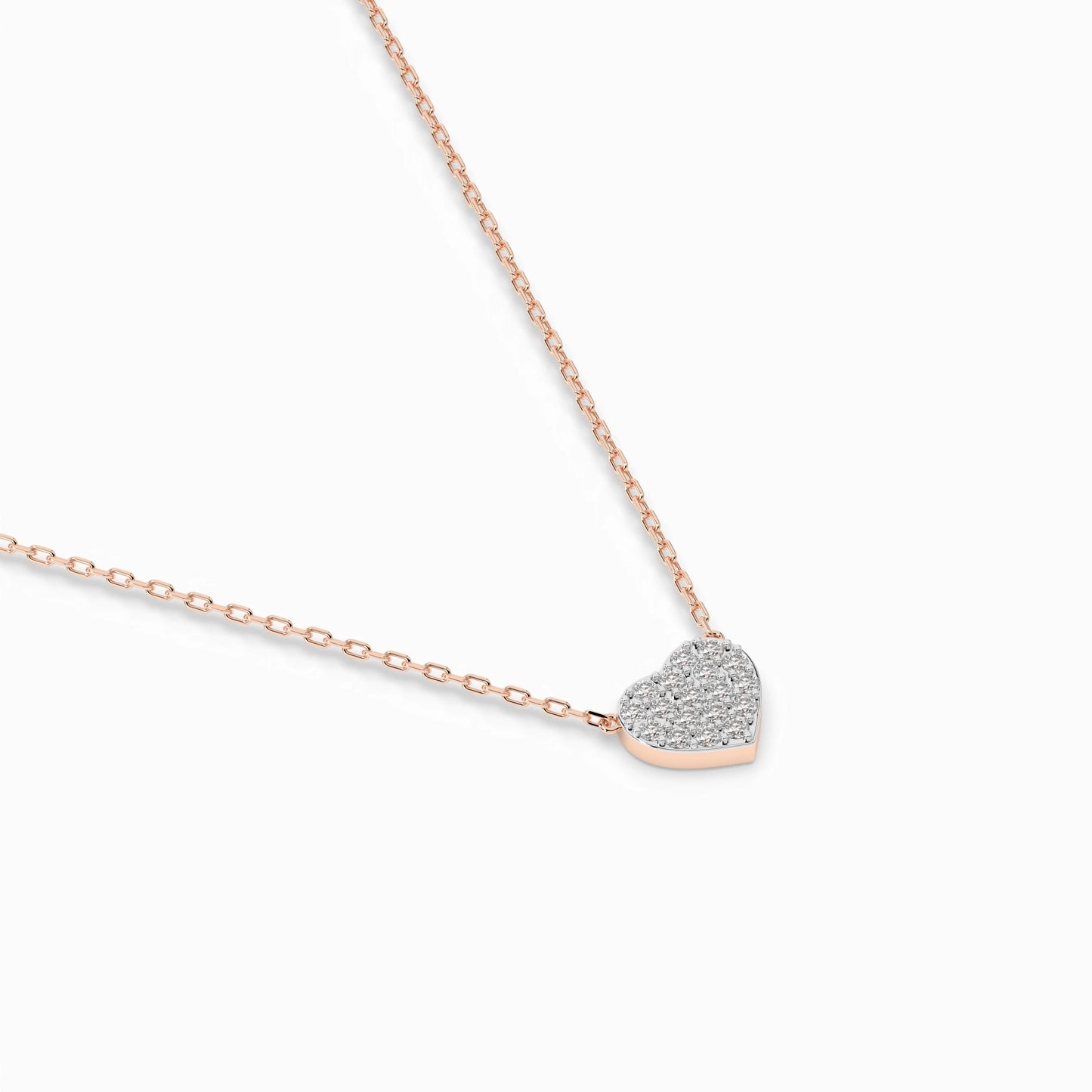Illusion-Halskette (Rund), 0.09 ct — 104-10059