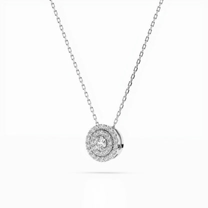 Illusion-Halskette (Rund), 0.09 ct — 104-10043