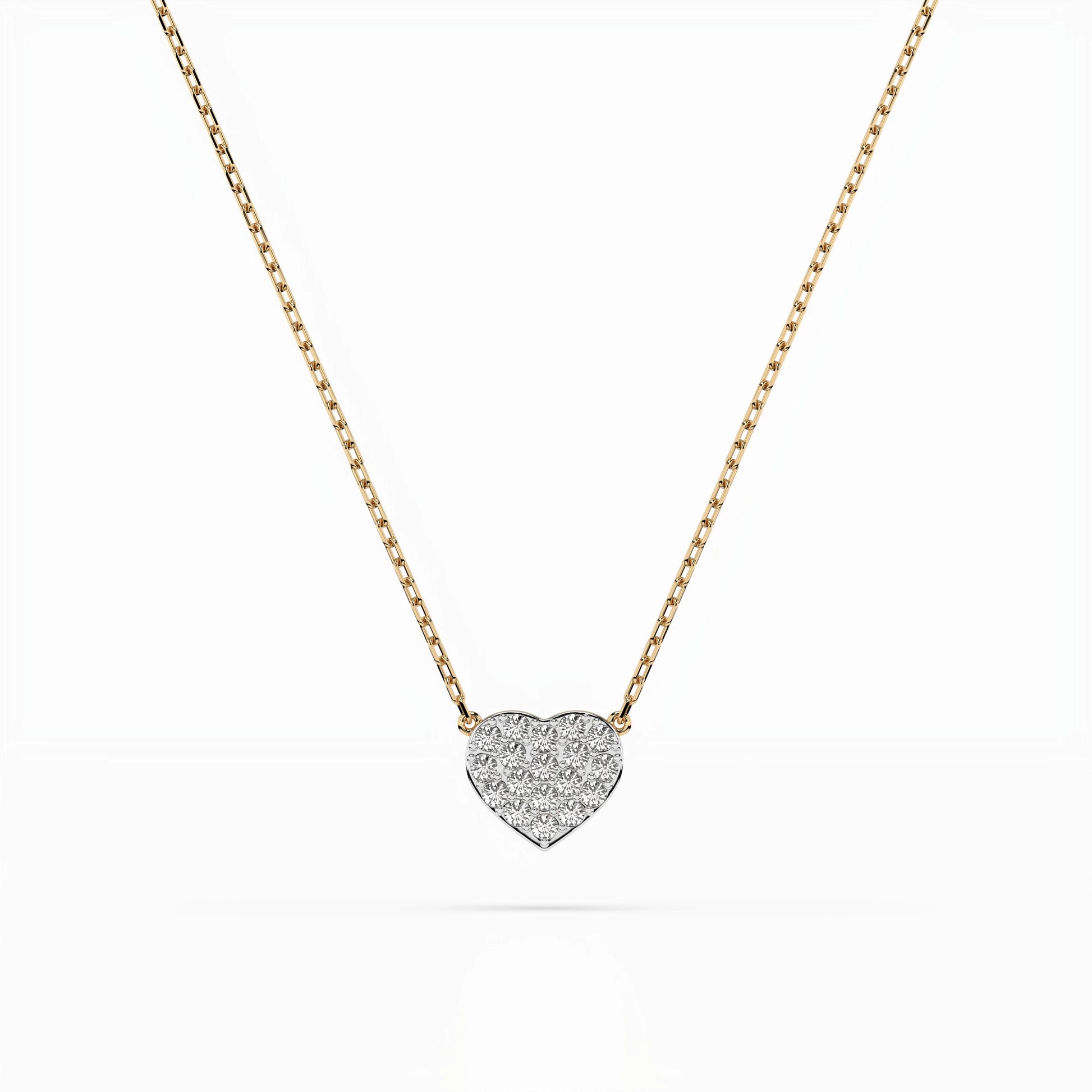 Illusion-Halskette (Rund), 0.09 ct — 104-10059