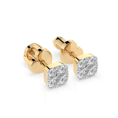 Illusion-Ohrringe (Rund), 0.06 ct — 102-10107