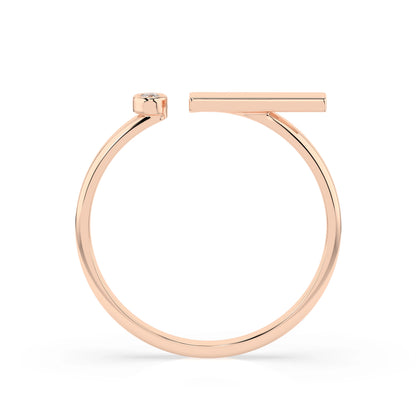 Minimalismus-Ring (Rund), 0.02 ct — 101-10066