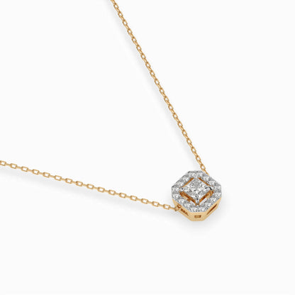 Solitär-Eternity-Halskette (Prinzess), 0.17 ct — 104-10045(3.0)PR