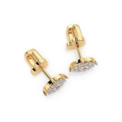 Solitär-Eternity-Ohrringe (Rund), 0.2 ct — 102-10017(3.0)