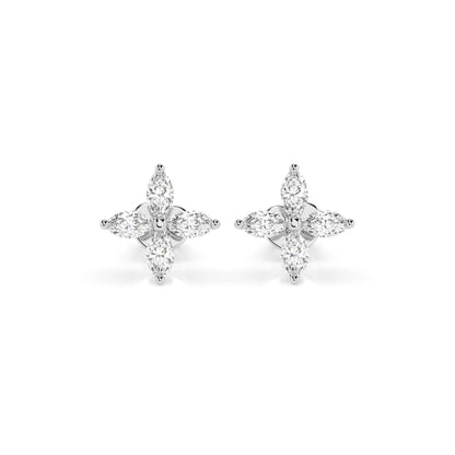 Illusion-Ohrringe (Marquise), 0.8 ct — 102-10193V1