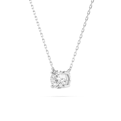 Solitär-Halskette (Rund), 0.5 ct — 104-10040(5.1)