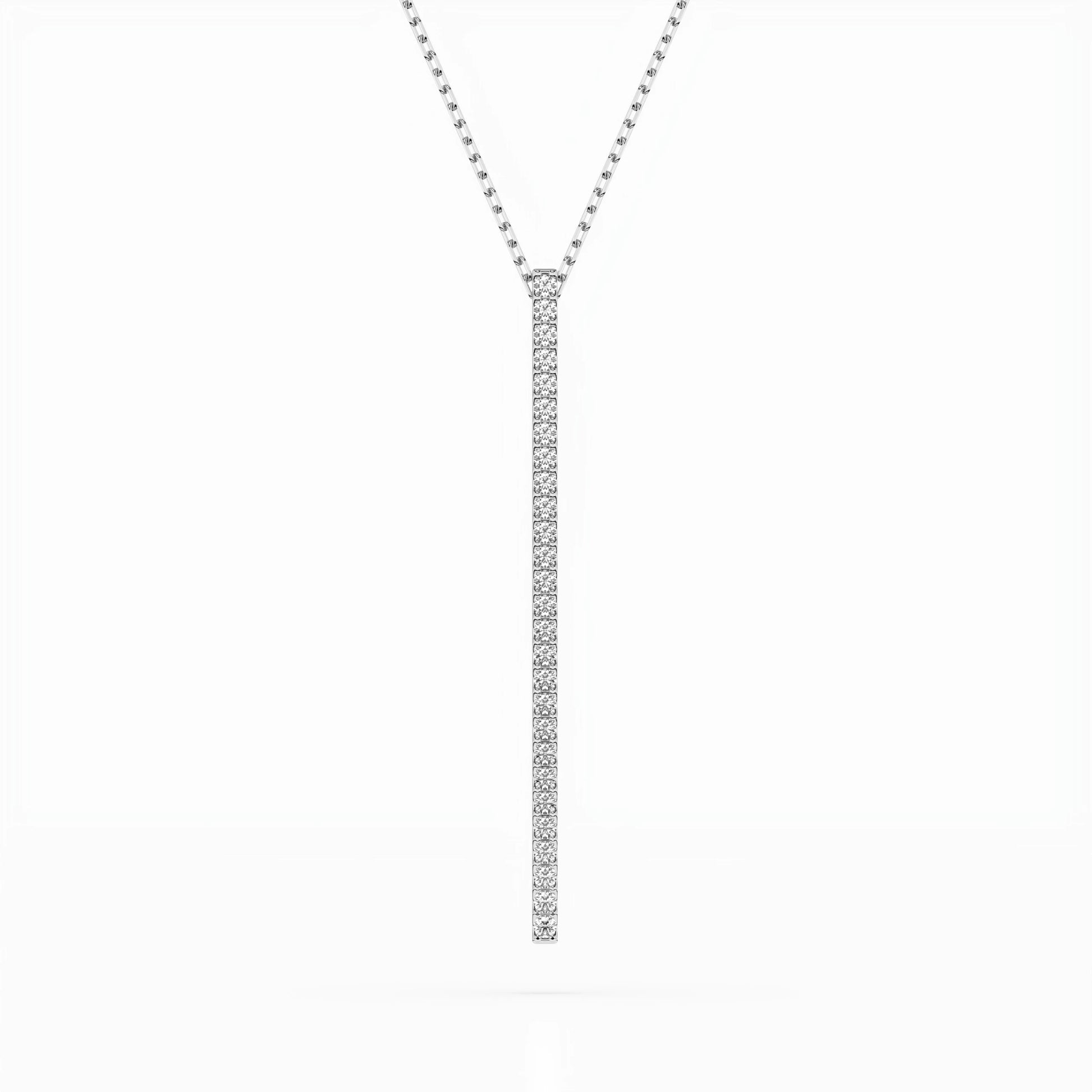 Minimalismus-Halskette (Rund), 0.14 ct — 104-10050