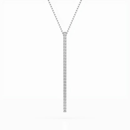 Minimalismus-Halskette (Rund), 0.14 ct — 104-10050