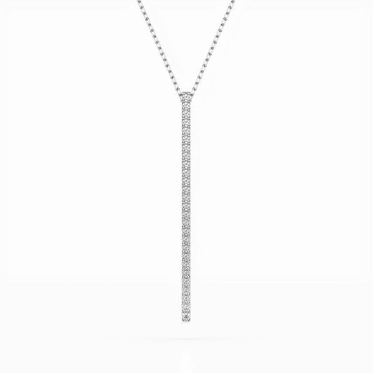 Minimalismus-Halskette (Rund), 0.14 ct — 104-10050