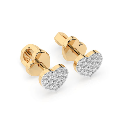 Illusion-Ohrringe (Rund), 0.18 ct — 102-10097