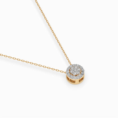 Illusion-Halskette (Rund), 0.08 ct — 104-10038