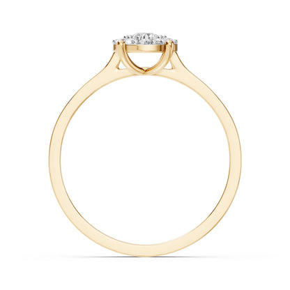 Solitär-Eternity-Ring (Rund), 0.15 ct — 101-10017/1(3.4)