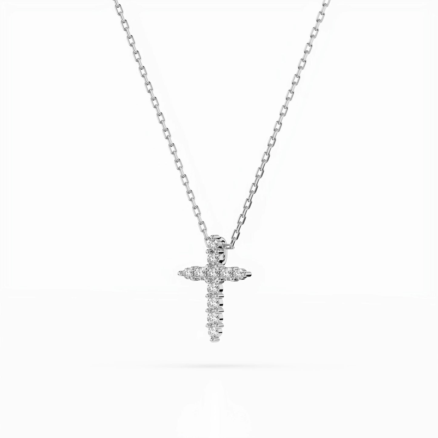 Minimalismus-Halskette (Rund), 0.07 ct — 104-10020
