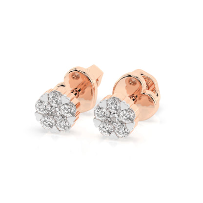 Illusion-Ohrringe (Rund), 0.03 ct — 102-10015/2(1.5)