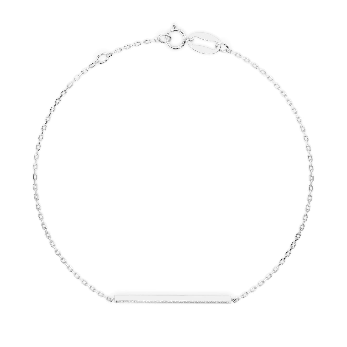 Minimalismus-Armband (Rund), 0.1 ct — 105-10017