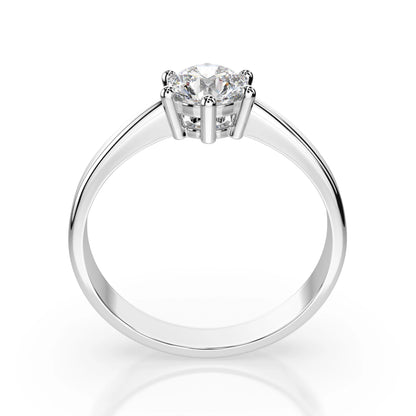 Solitär-Ring (Rund), 0.4 ct — 101-10151(4.7)