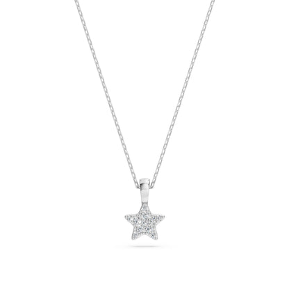 Minimalismus-Halskette (Rund), 0.03 ct — 104-10077