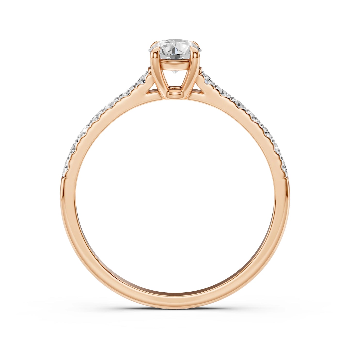 Solitär-Eternity-Ring (Rund), 0.4 ct — 101-10094(4.7)